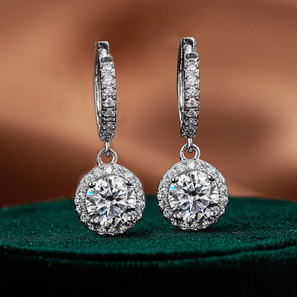 THE MRS MOISSANITE ORECCHINI
